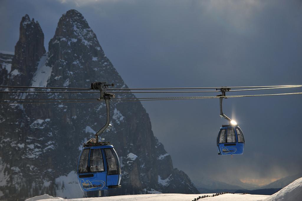 Garni Alpin Hotel Siusi Bagian luar foto